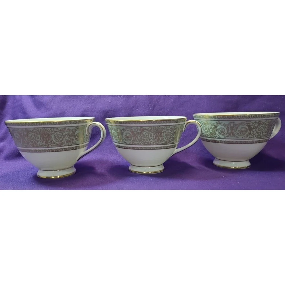 Royal Doulton Bone China English Renaissance LOT OF 3 COFFEE CUPS NO SAUCERS